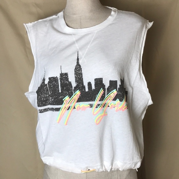 FREE PEOPLE FP Bring the Heat Graphic Tee NY NWOT - Picture 3 of 8